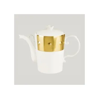 Konvička na mléko RAK Golden Ultra konvička na kafe s víkem 160 cl, zlatá | RAK-UGKQCP160