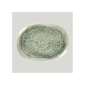 Talíř Krush talíř oválný 32 × 24 cm, zelený
