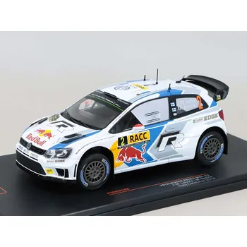 autíčko Volkswagen Polo R WRC #2 J-M.Latvala/M.Anttila Rally Catalunya 2014 1:24 VW Polo WRC - kovový model