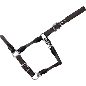 USG Ohlávka se syntetickou kůží Dublin USG, anthracite/black PONY