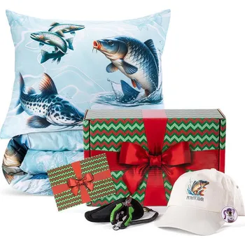 Dárkový potravinový koš decoDoma Dárkový balíček PRO RYBÁŘE vel. S