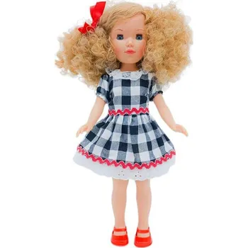 Panenka Panenka Pepa´s v kostkovaných šatech od firmy Folk Artesanía (41 cm )