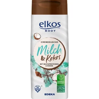 Sprchový gel Sprchový gel ELKOS s mlékem & kokosem 400 ml – exotická péče o pokožku každý den