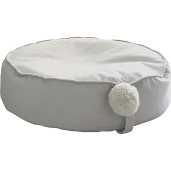 dětské křeslo Světmimi Kulatý sedák s bambulkou PURE CREMA