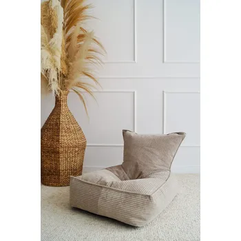 dětské křeslo Světmimi Puf PRUHY béžový