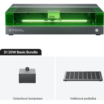 Gravírování xTool S1 - 20W Inteligentní diodová gravírka Basic kit