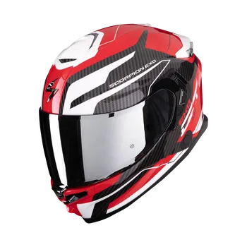 Motodoplněk Moto přilba SCORPION EXO-R1 EVO CARBON AIR PROPEL černo/bílo/červená XXL