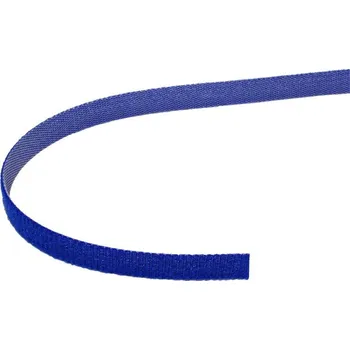 Organizace kabelů Organizér kabeláže Value Stahovací páska 10mm, suchý zip, 25m, modrá