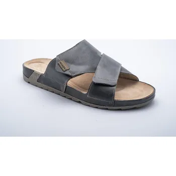 Pánské pantofle MEDISTYLE pánská zdravotní pantofel TOMÁŠ Barva: Šedá, Velikost EU: 47