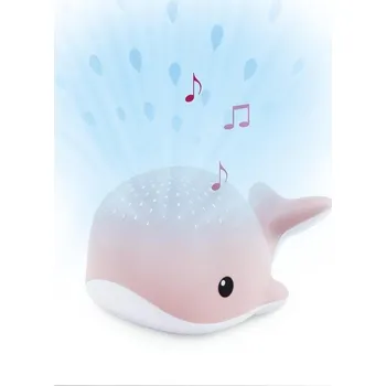 Noční světlo Noční světlo ZAZU - Velryba WALLY růžová