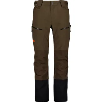 Pánské oblečení Pánské celoroční dvouvrstvé lovecké kalhoty Alaska Predator Pro - Brown/Black Velikost: S
