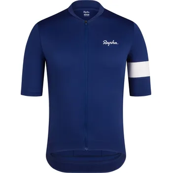 cyklistický dres Rapha Men's Core Jersey - Navy/White XXL