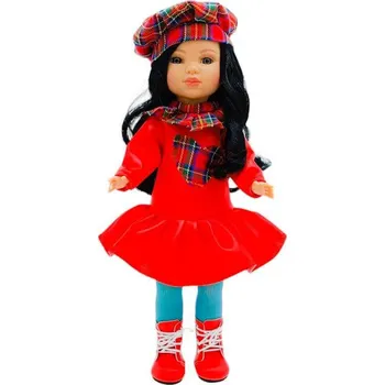 Panenka Panenka Simona v červeném od firmy Folk Artesanía (40 cm )