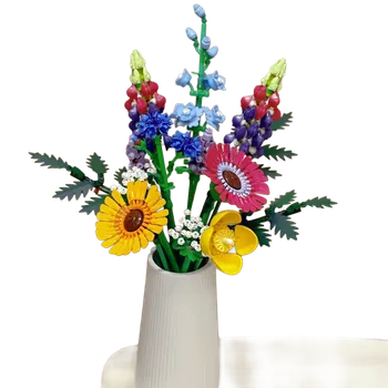 ostatní stavebnice OEM stavebnice Stavebnice - Dekorační květiny - 939 Dílku