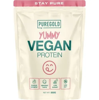 Protein Puregold Veganský Protein Yummy - PureGold, 500 g Příchuť: Banán