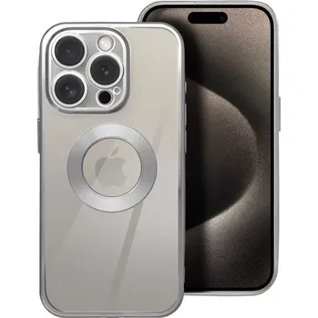 Pouzdro na mobilní telefon Pouzdro GLAM pro IPHONE 17 Pro Max stříbrné