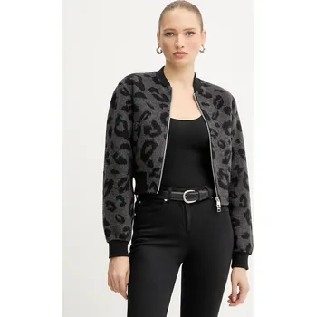 Pánský bomber Bomber bunda s příměsí vlny Silvian Heach HERRERO GPA25127GB šedá 90X, vel. 38