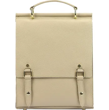 Městský batoh Dámský kožený batoh Luka 19-66 béžový