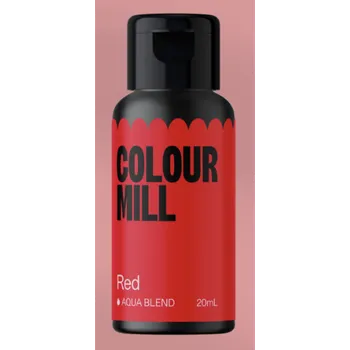 Potravinářské barvivo Aqua blend 20ml red 20ml - colour mill