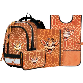 Školní batoh Školní set čtyřdílný Junior Giraffe