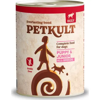 Krmivo pro psa Petkult Konz. Junior Hovězí - 2x400g