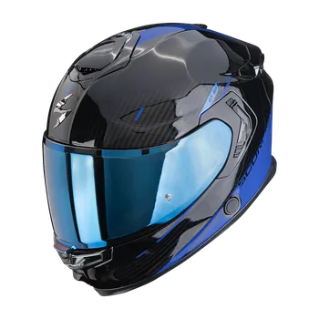 Helma na motorku Moto přilba SCORPION EXO-GT SP AIR ASPHALT černo/modrá Velikosti: XXL
