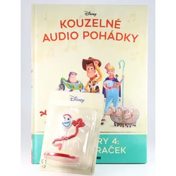 autíčko Toy Story 4 Příběh Hraček - kniha s figurkou Kouzelné Audio Pohádky Disney #69 - DeAgostini Toy Story 4 Příběh Hraček - DeAgostini