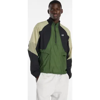 Pánská větrovka Pánská bunda New Balance MO53206GAS – zelené
