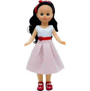 Panenka Panenka Sintra v šatech s puntíkatou sukní od firmy Folk Artesanía (40 cm )