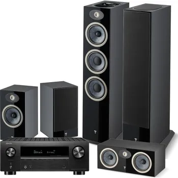 Domácí kino Domácí kino: Denon AVR-X2800H + Focal THEVA N3D/N1/CENTER, DENON Dark Wood