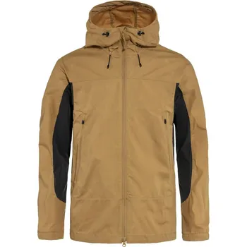 Turistická bunda pánská FJÄLLRÄVEN Abisko Lite Trekking Jacket M Buckwheat Brown-Dark Grey - S