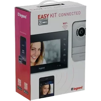 LEGRAND Sada video-telefon černý Wi-Fi 369430 Sada video-telefon černý Wi-Fi 369430 – 7″ monitor, WiFi neboli mobilní ovládání