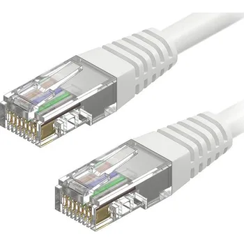 Datový kabel AlzaPower Patch CAT5E UTP 3m bílý