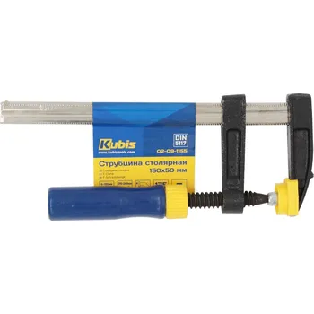 Truhlářská svěrka Svěrka F stolařská 150* 50 mm, 175 kg, DIN5117, dřevěná rukojeť