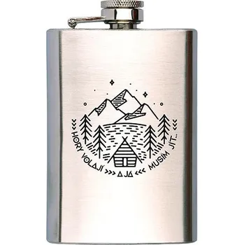 Placatka Nerezová placatka 200 ml, Hory volají