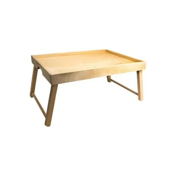 Podnos room service s nohama, bukový