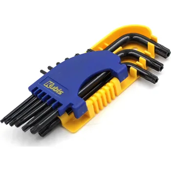 Klíč Nástrčkové klíče sada TORX 9 ks, T10, T15, T20, T25, T27, T30, T40, T45, T50, CrV TRX