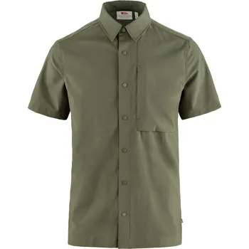 Pánská košile košile s krátkým rukávem pánská FJÄLLRÄVEN High Coast Pack Shirt SS M Laurel Green - XXL