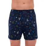 Pánské boxerky CORNETTE 016/23 NIGHT 3 tmavě modrá 5XL 0