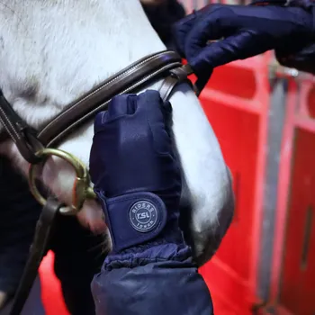 Vybavení pro jezdce RSL Rukavice jezdecké Amalia RSL, dětské, navy 4XS