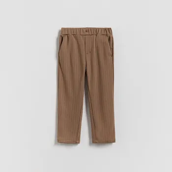 Chlapecké kalhoty Reserved - Bavlněné kalhoty - hnědá - 076FO-88X - 076FO-88X-110