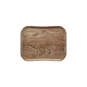 Wood podnos 35,5 × 45,7 cm, světlá oliva