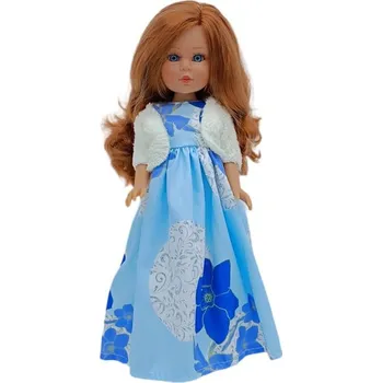 Panenka Panenka Naia v modrých šatech od firmy Folk Artesanía (41 cm )