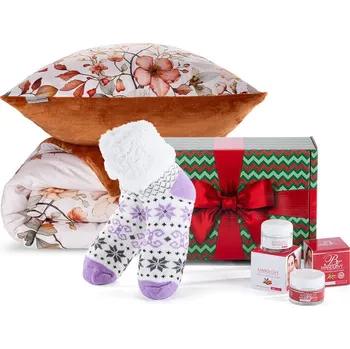 Dárkový potravinový koš decoDoma Dárkový balíček PRO BABIČKU vel. S ponožky 36-40