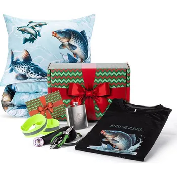 Pánské tričko decoDoma Dárkový balíček PRO RYBÁŘE M