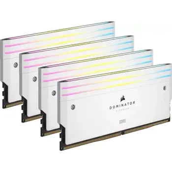 Corsair Dominator Titanium White 64GB (4x 16GB) DDR5 6000Mhz (CMP64GX5M4B6000C36W)