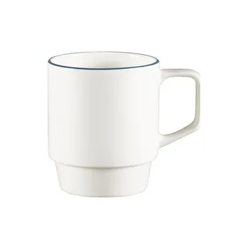 RAK Sensate hrnek stohovatelný, modrý 42 cl | RAK-SSMG42BL