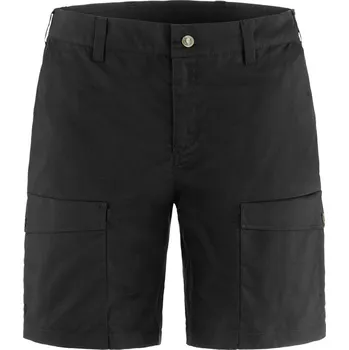 Dámské kraťasy šortky dámské trekové FJÄLLRÄVEN Abisko Hybrid Trail Shorts W Black - 48