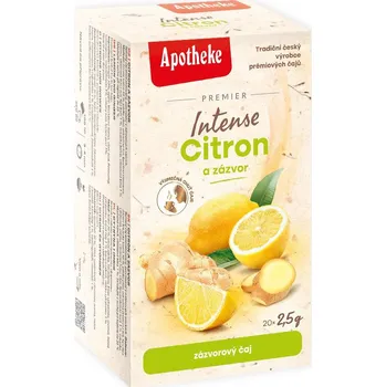 Čaj Apotheke Premier Intense Citron zázvor čaj 20x2.5g