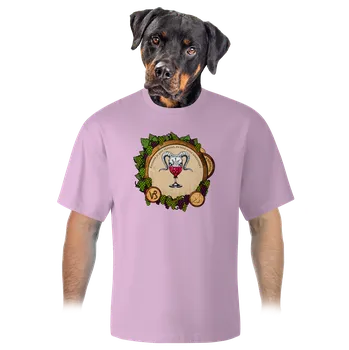 Pánské tričko Bastard Vinný horoskop: Kozoroh unisex tričko oversized Orchid